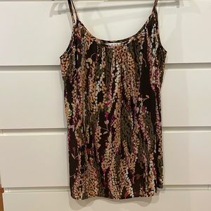 Cabi Down To Earth Trellis Cami Print Tank Top 610